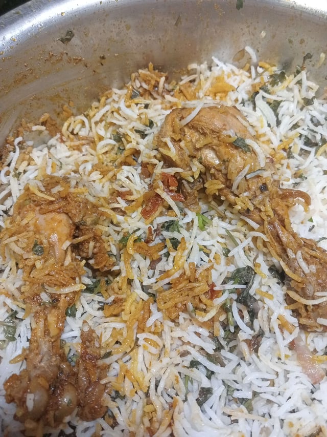 Delicious Chicken Biryani prepared by COOX