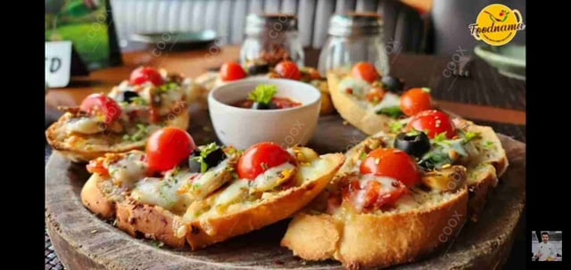 Delicious Tomato Mushroom Bruschetta prepared by COOX