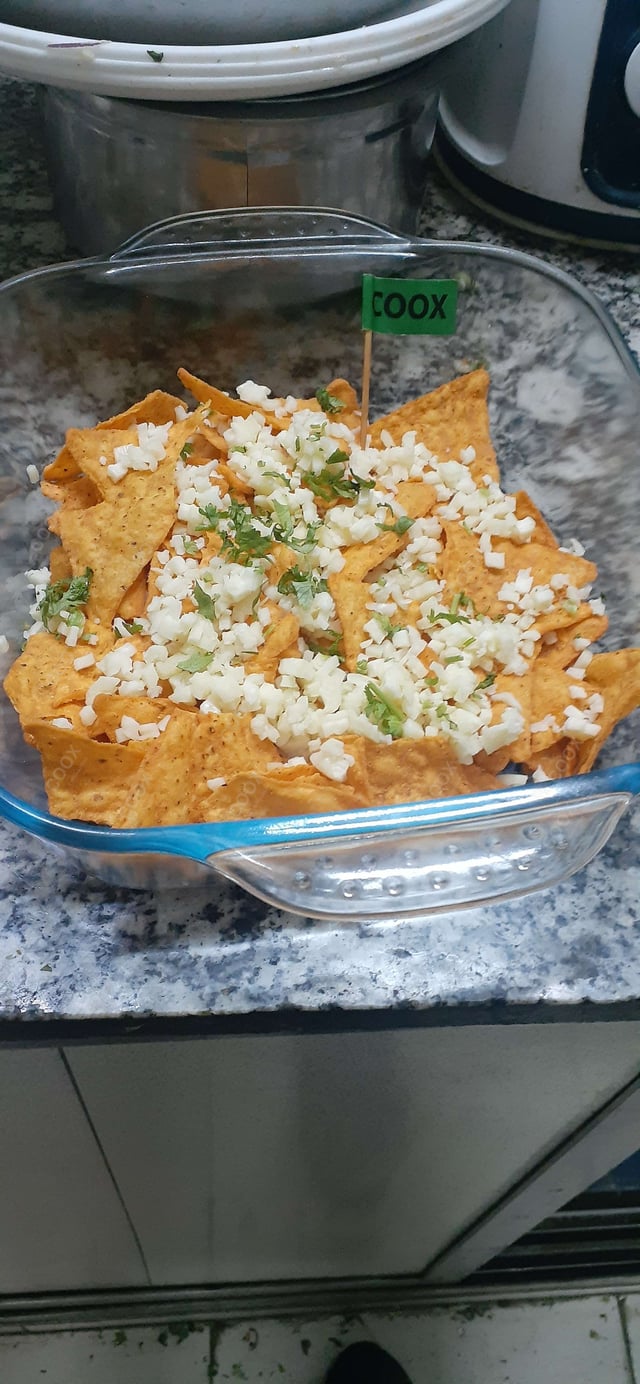 Delicious Cheese Nachos prepared by COOX