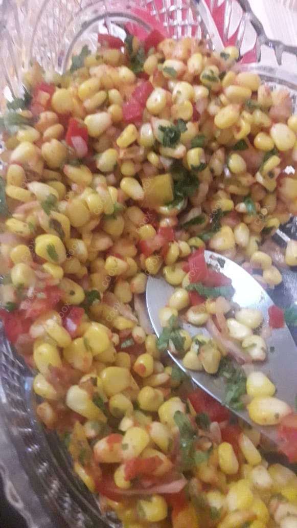 Delicious Corn Chaat prepared by COOX