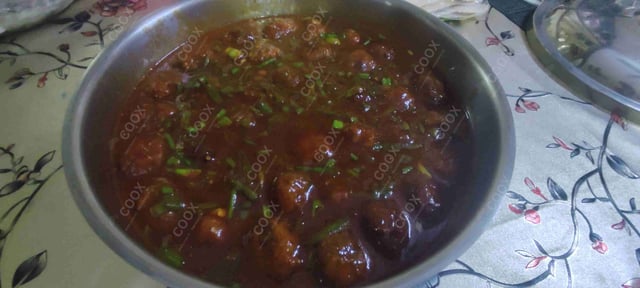 Delicious Veg Manchurian (Dry) prepared by COOX