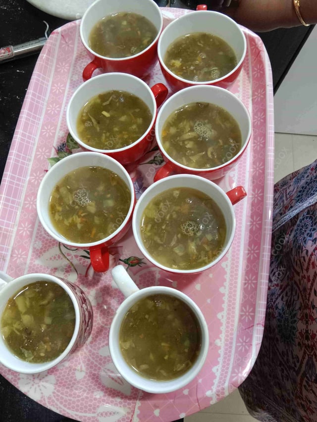 Delicious Lemon Coriander Soup prepared by COOX