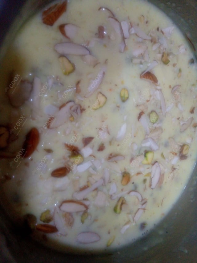 Delicious Phirni prepared by COOX