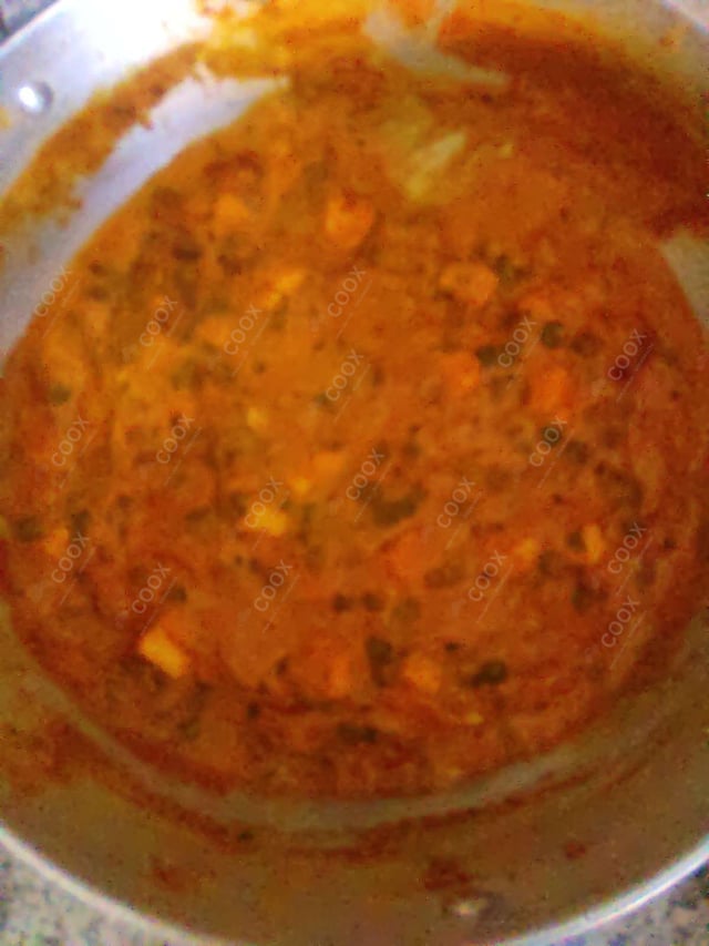 Delicious Matar Paneer prepared by COOX