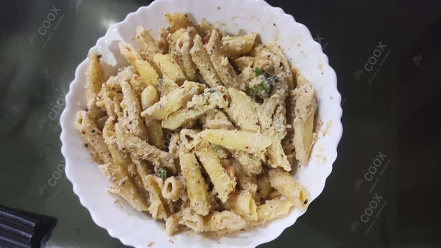 Delicious Pasta in White Sauce prepared by COOX