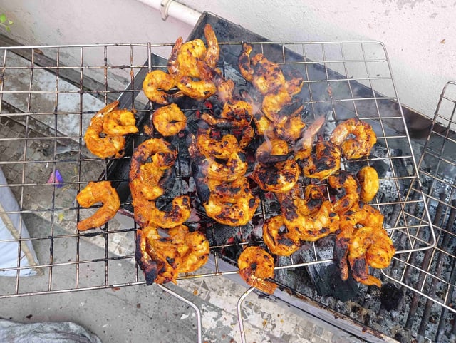 Delicious Tandoori Prawns prepared by COOX