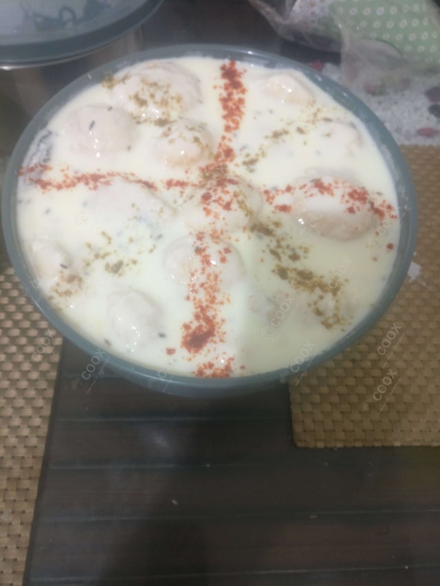 Delicious Dahi Bhalla prepared by COOX