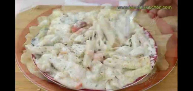 Delicious Pasta in White Sauce prepared by COOX