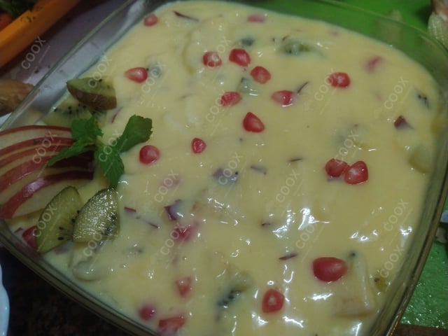 Delicious Fruit Custard prepared by COOX