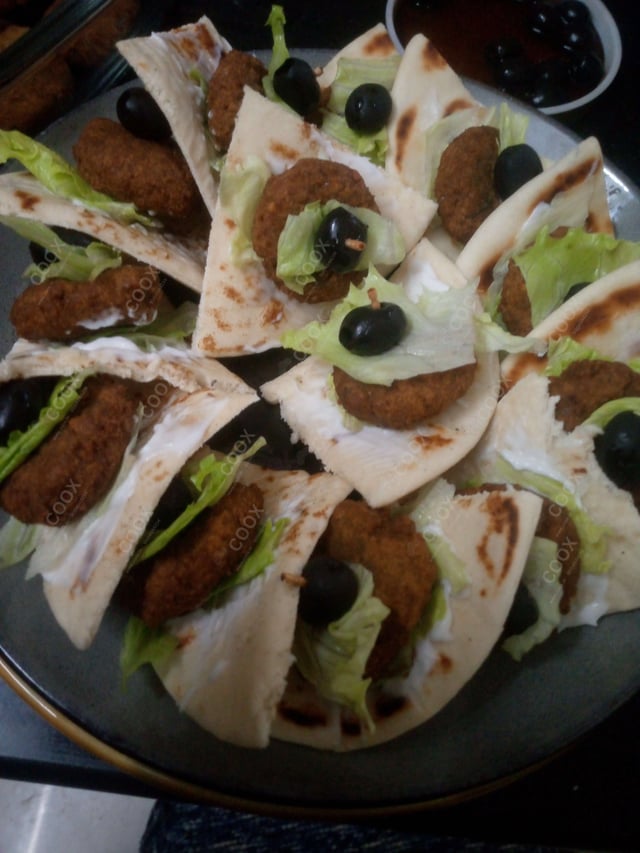 Delicious Falafel Pockets prepared by COOX