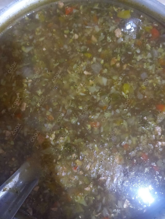 Delicious Vegetable Manchow Soup prepared by COOX