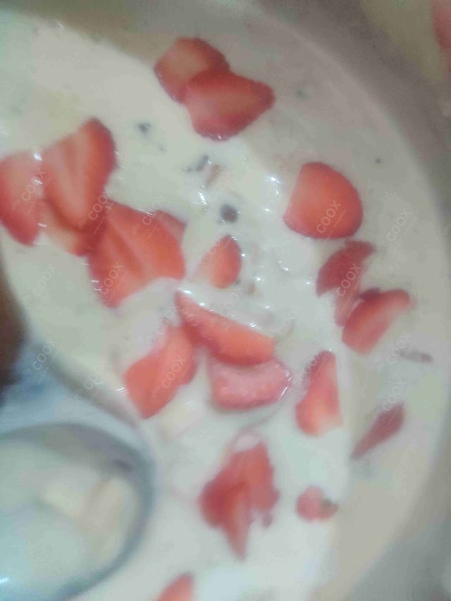 Delicious Fruit Cream prepared by COOX