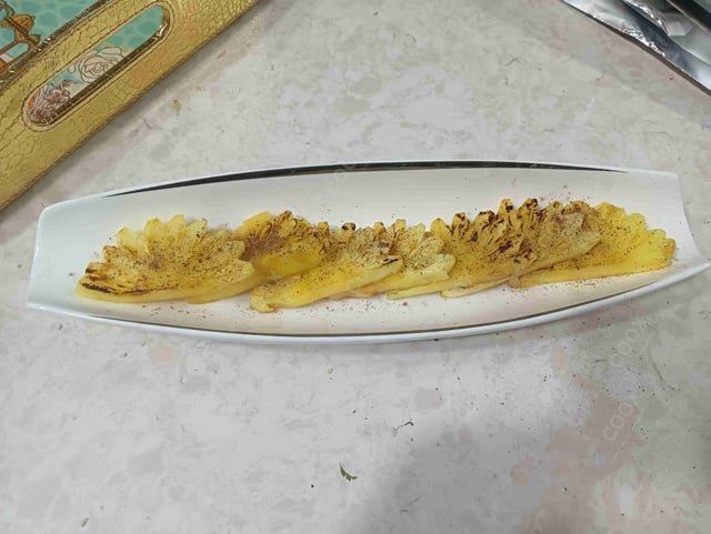 Delicious Pan Fried Pineapple prepared by COOX