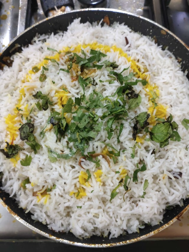 Delicious Veg Biryani prepared by COOX