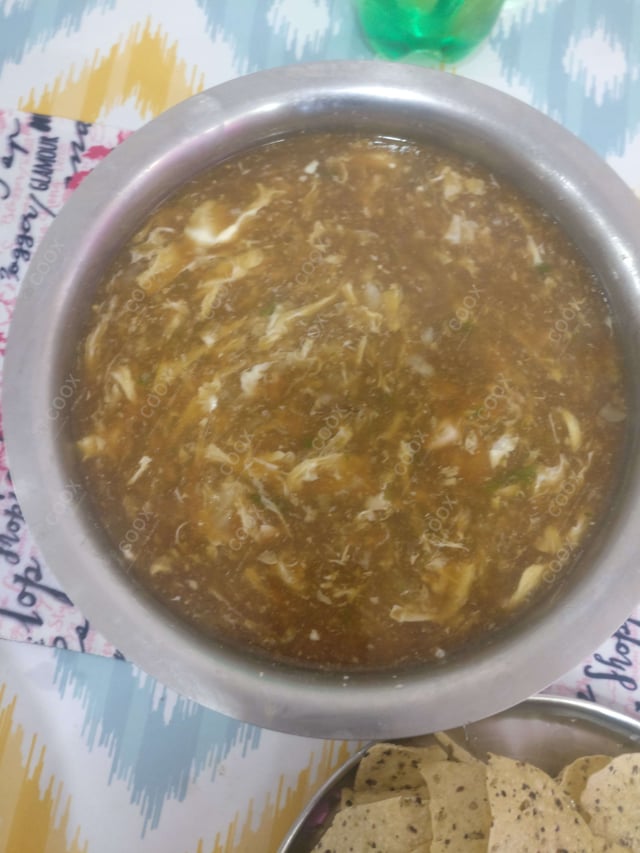 Delicious Chicken Manchow Soup prepared by COOX