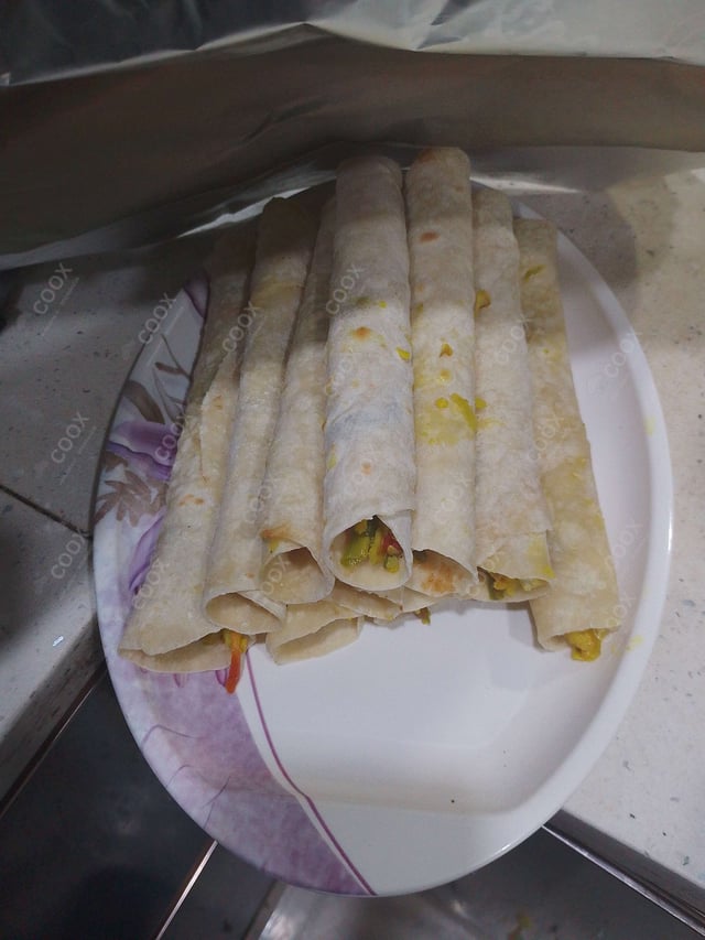 Delicious Veg Kathi Rolls prepared by COOX