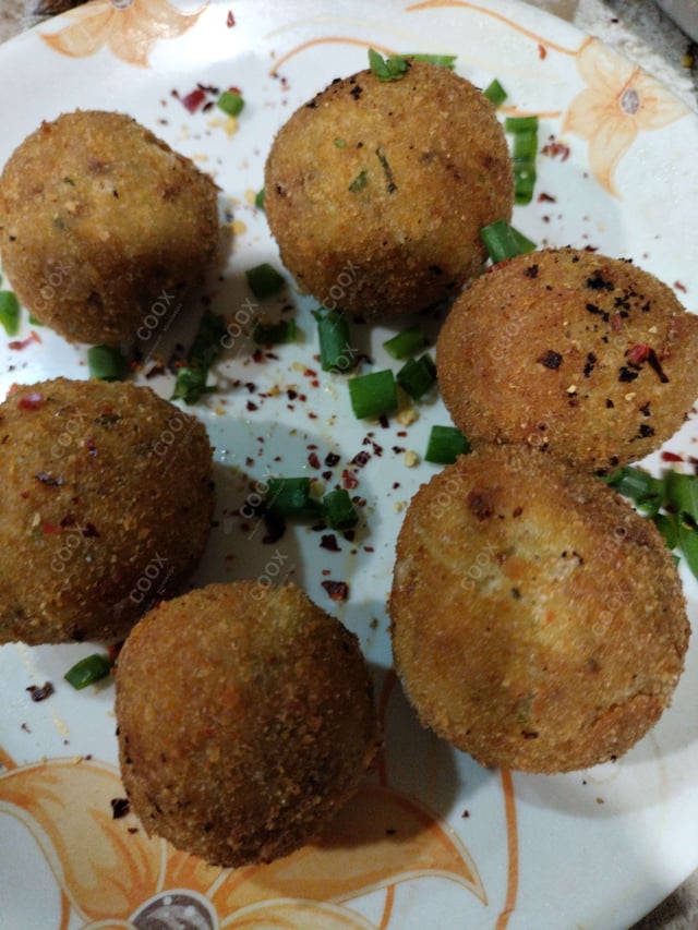 Delicious Fried Cheese Balls prepared by COOX