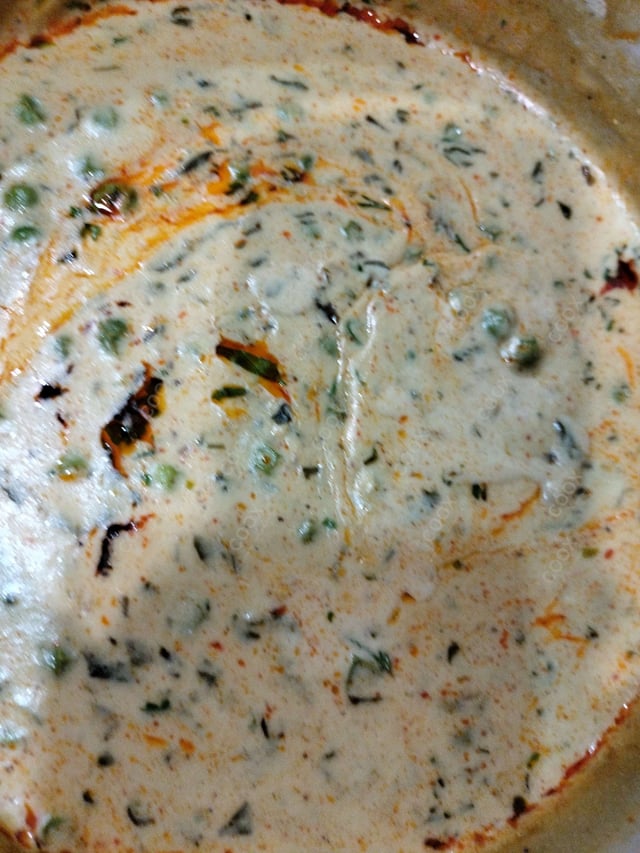 Delicious Methi Matar Malai prepared by COOX