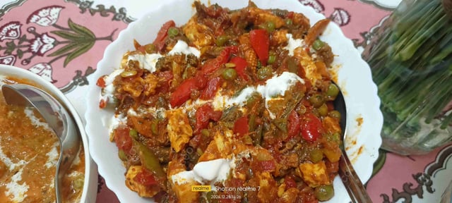 Delicious Veg Jalfrezi prepared by COOX