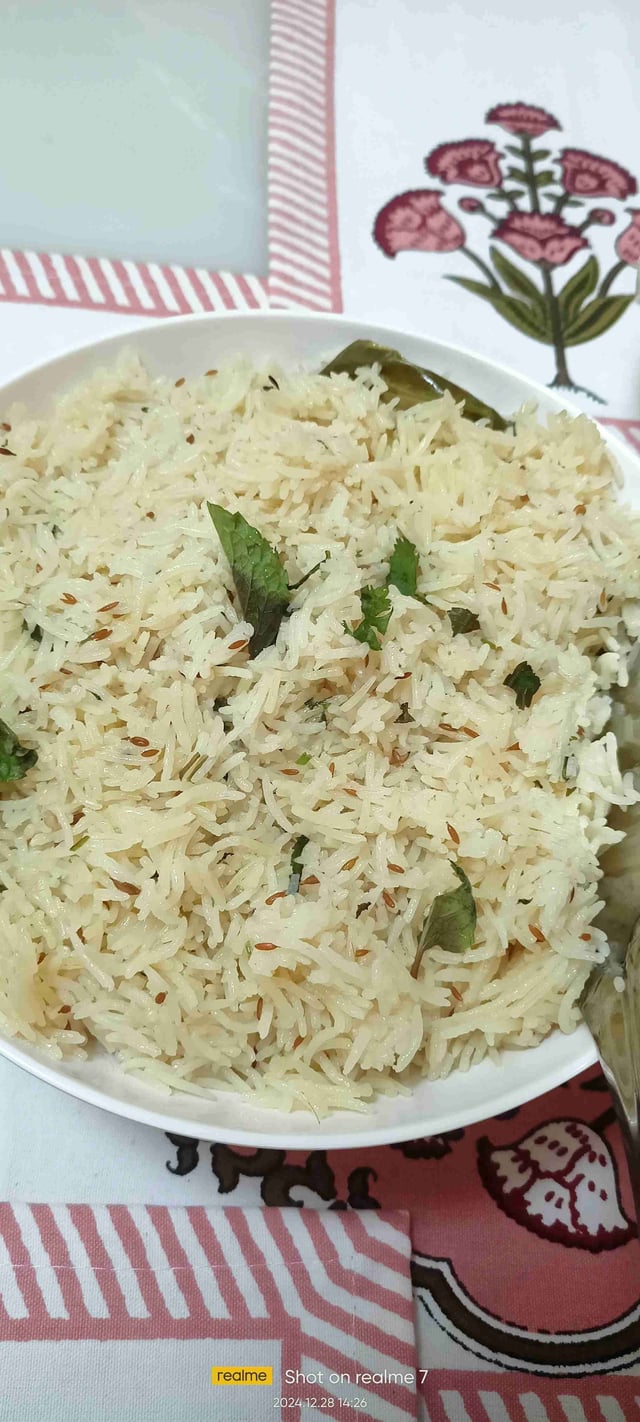 Delicious Jeera Rice prepared by COOX