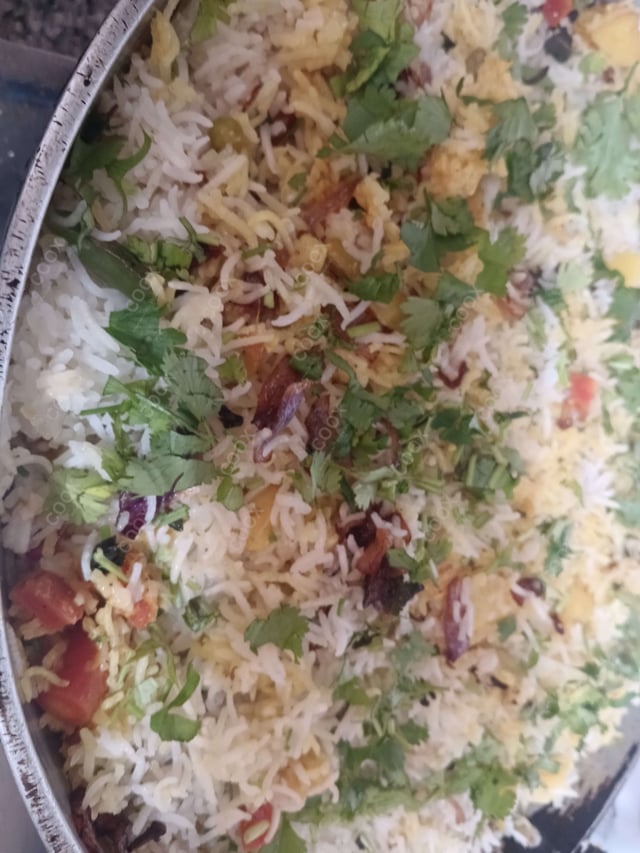 Delicious Veg Biryani prepared by COOX