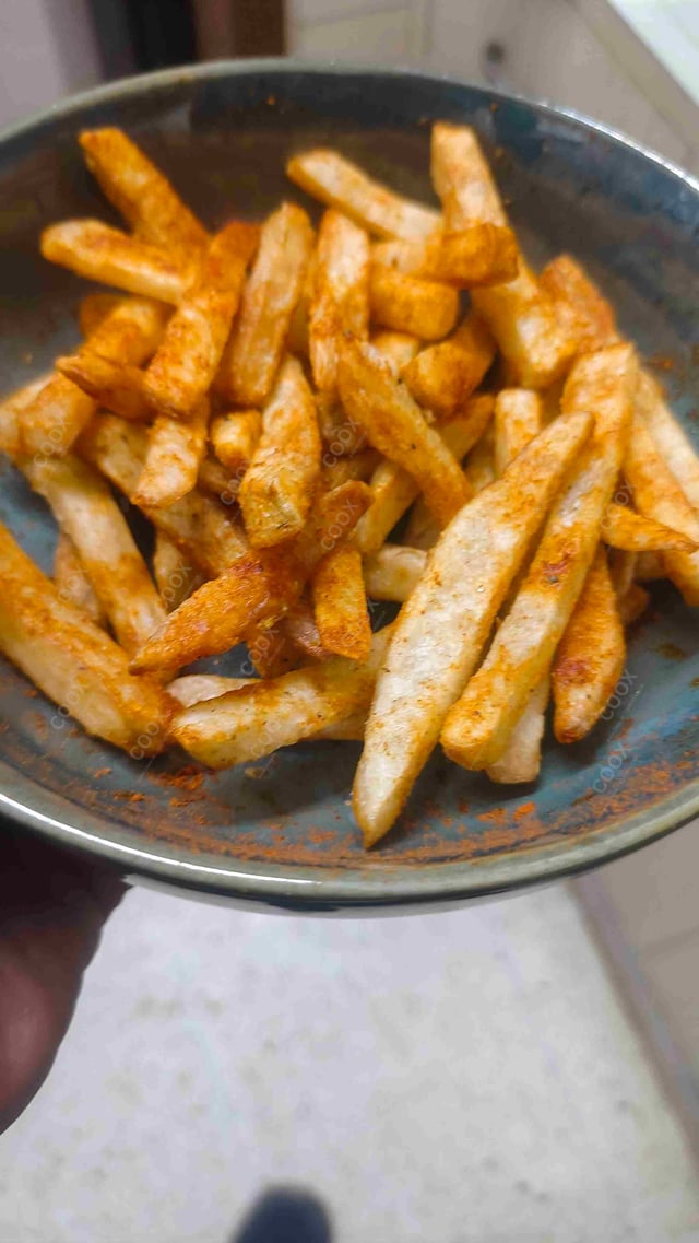 Delicious Peri Peri Fries prepared by COOX