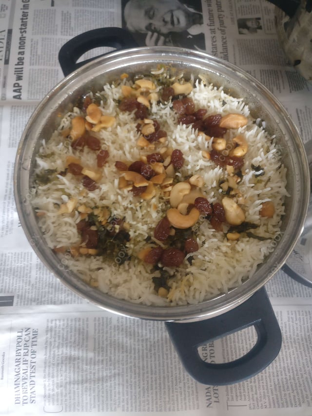 Delicious Veg Biryani prepared by COOX