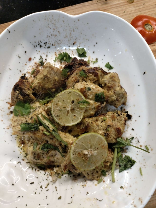 Delicious Murgh Malai Tikka prepared by COOX