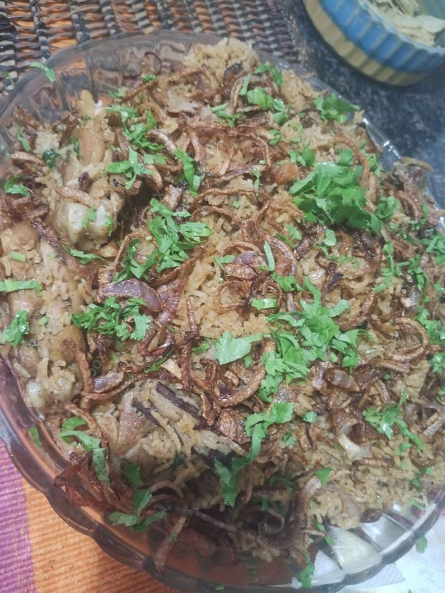 Delicious Chicken Biryani prepared by COOX