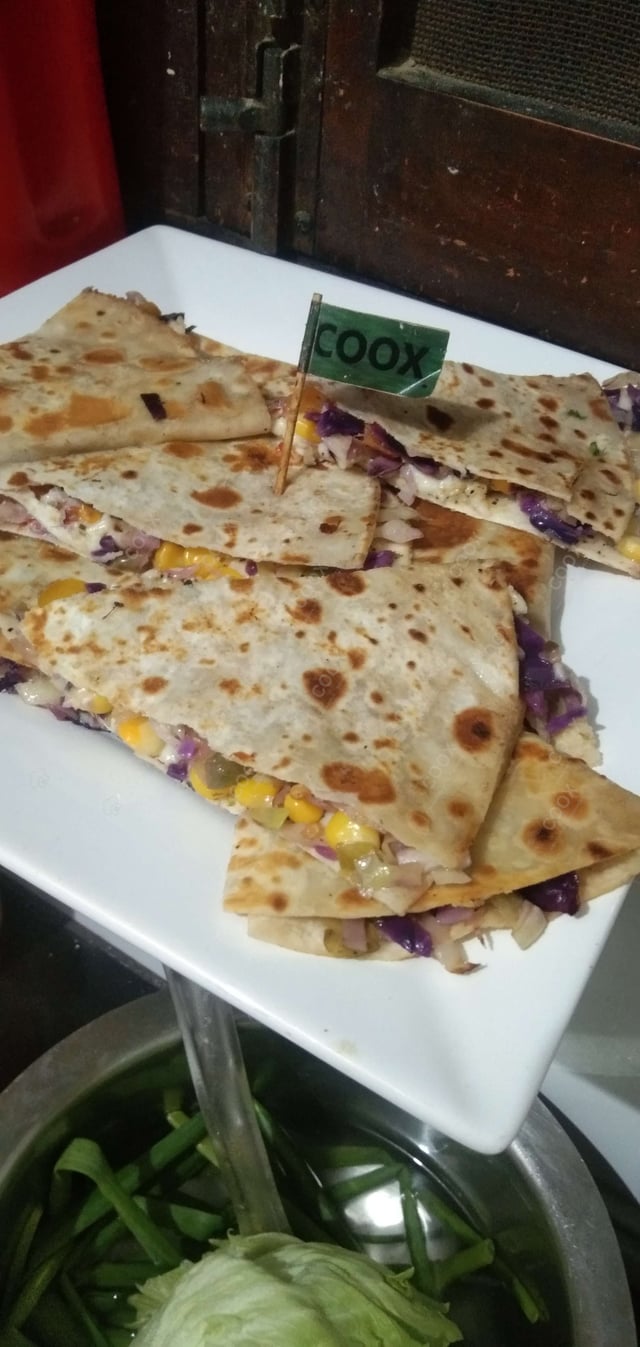 Delicious Veg Quesadillas prepared by COOX