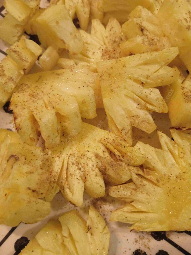 Delicious Tandoori Pineapple prepared by COOX