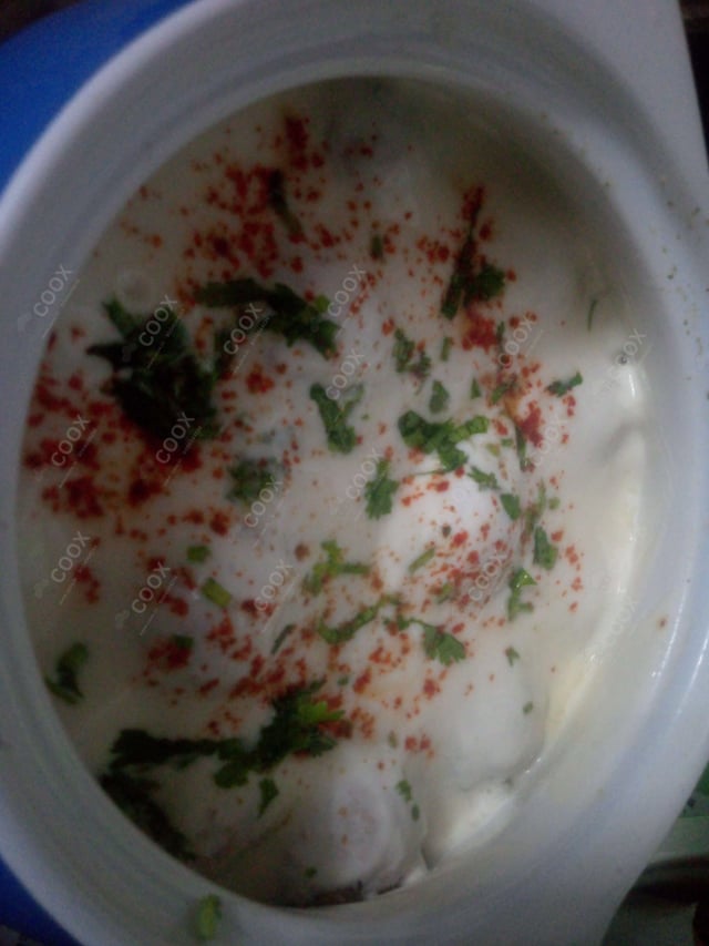 Delicious Dahi Bhalla prepared by COOX