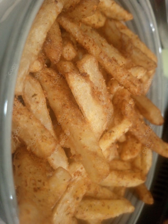 Delicious Peri Peri Fries prepared by COOX