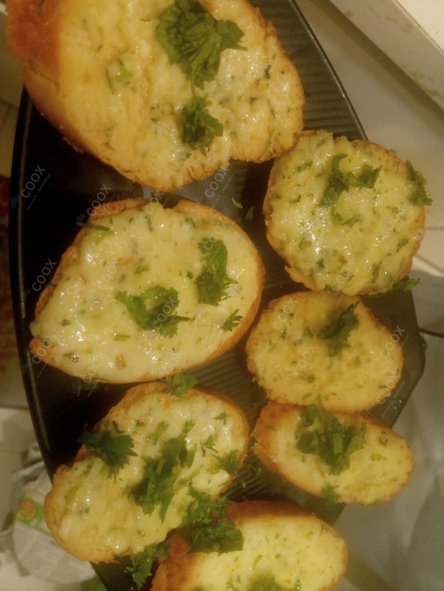 Delicious Garlic Bread with Cheese prepared by COOX