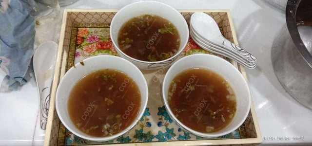 Delicious Vegetable Manchow Soup prepared by COOX