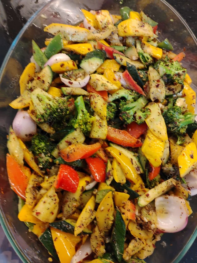 Delicious Grilled Vegetables prepared by COOX