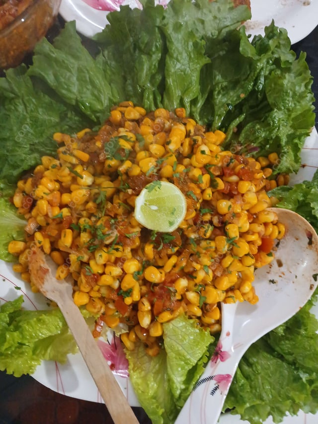 Delicious Corn Chaat prepared by COOX