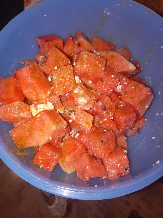 Delicious Watermelon Feta Salad prepared by COOX