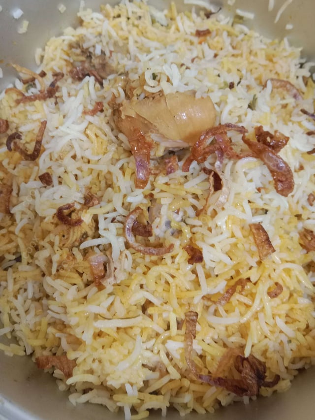 Delicious Chicken Biryani prepared by COOX