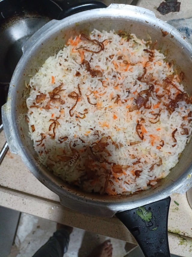 Delicious Veg Biryani prepared by COOX