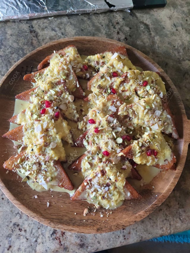 Delicious Shahi Tukda prepared by COOX