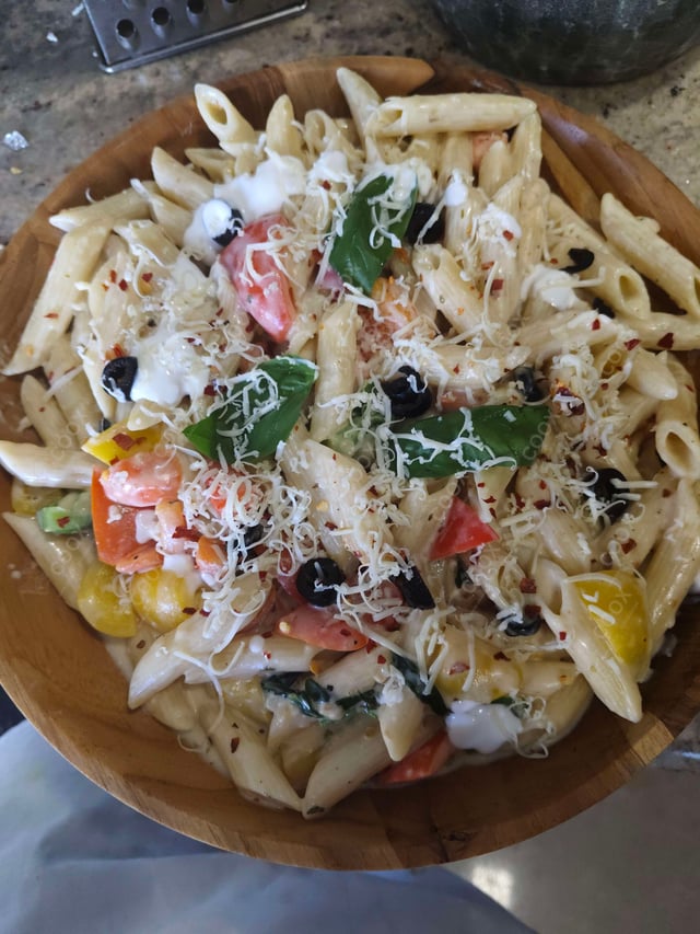 Delicious Pasta in White Sauce prepared by COOX