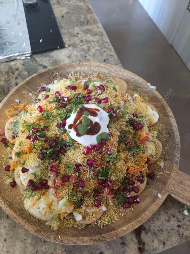 Delicious Papdi Chaat prepared by COOX