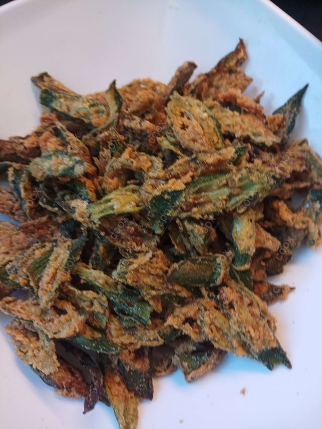 Delicious Kurkuri Bhindi prepared by COOX