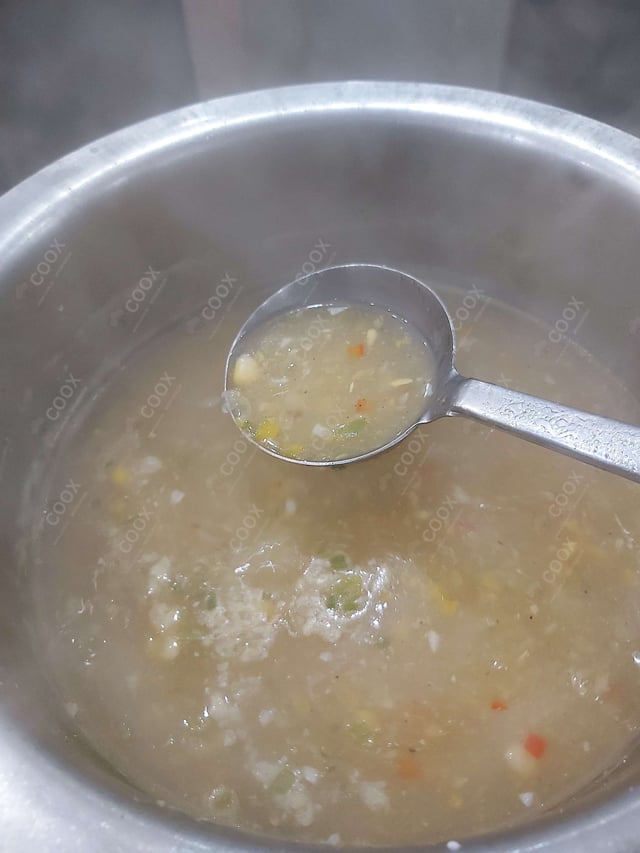 Delicious Sweet Corn Soup prepared by COOX