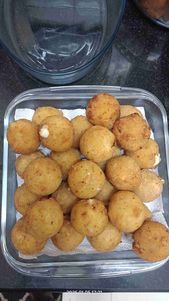 Delicious Fried Cheese Balls prepared by COOX