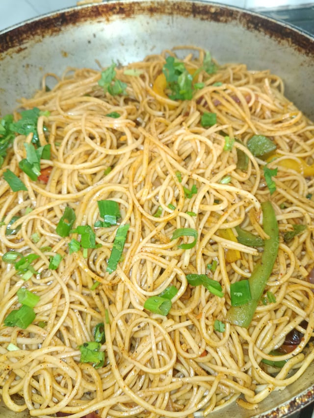 Delicious Chilli Garlic Noodles prepared by COOX