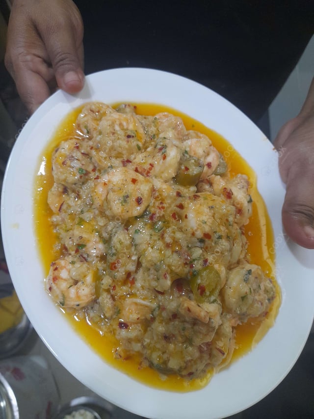 Delicious Butter Garlic Prawns prepared by COOX