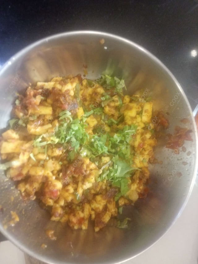 Delicious Paneer Bhurji prepared by COOX