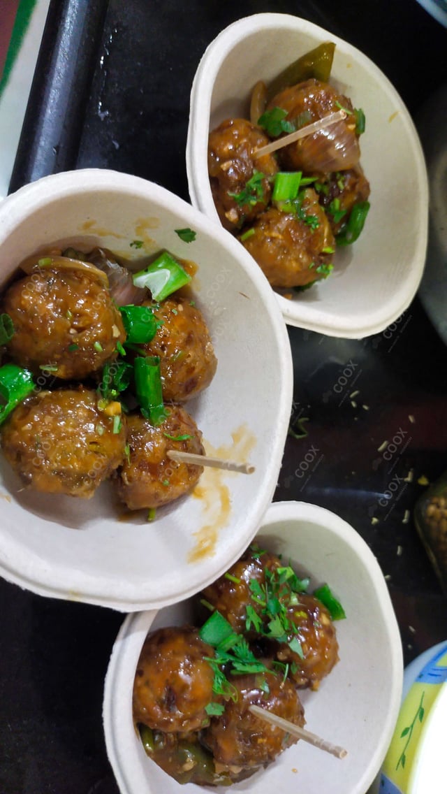 Delicious Veg Manchurian (Dry) prepared by COOX